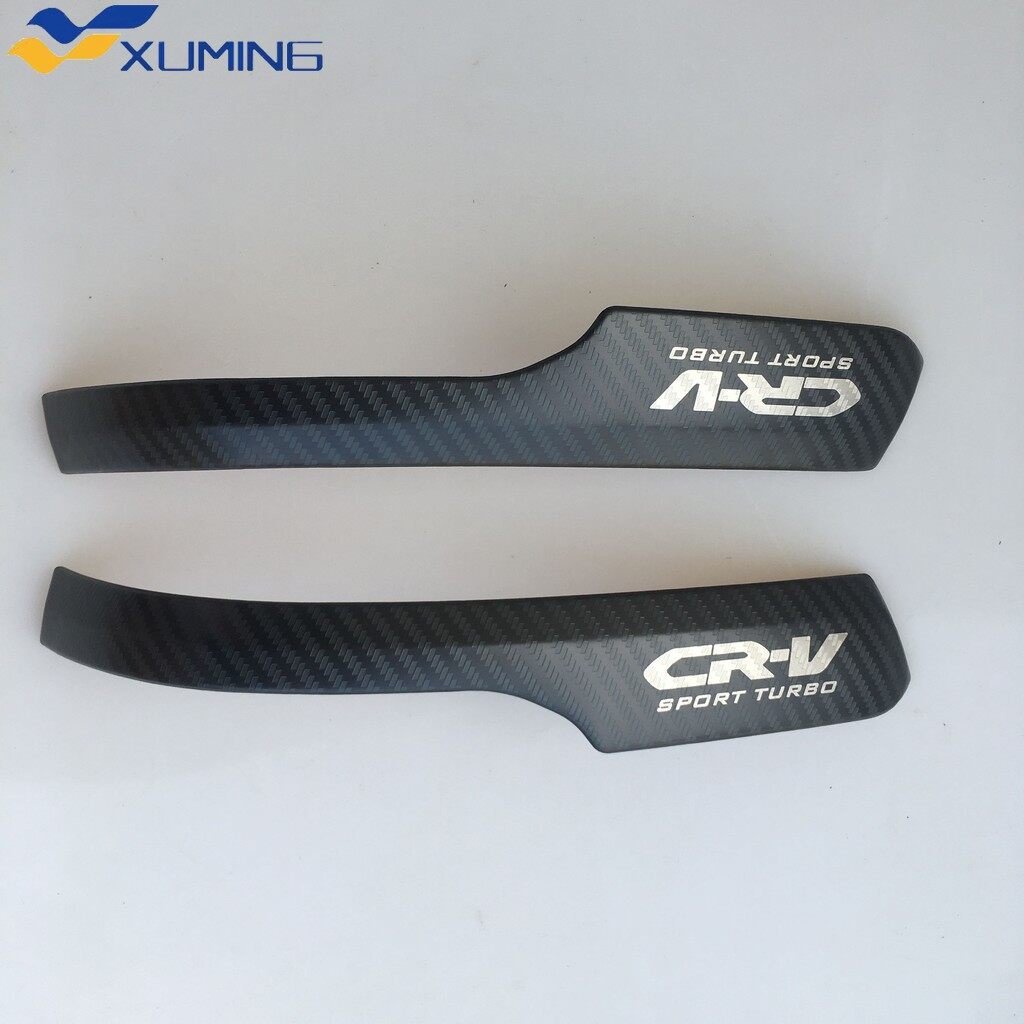 Xuming Cover Trim Kaca Spion Samping Mobil Bahan Baja Krom Untuk Honda CRV 2017-2019