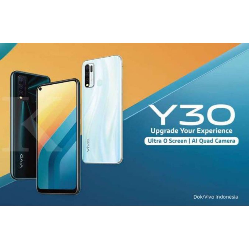 HP VIVO Y30 4/64 GB - VIVO Y30 RAM 4GB ROM 64GB - Y 30 GARANSI RESMI