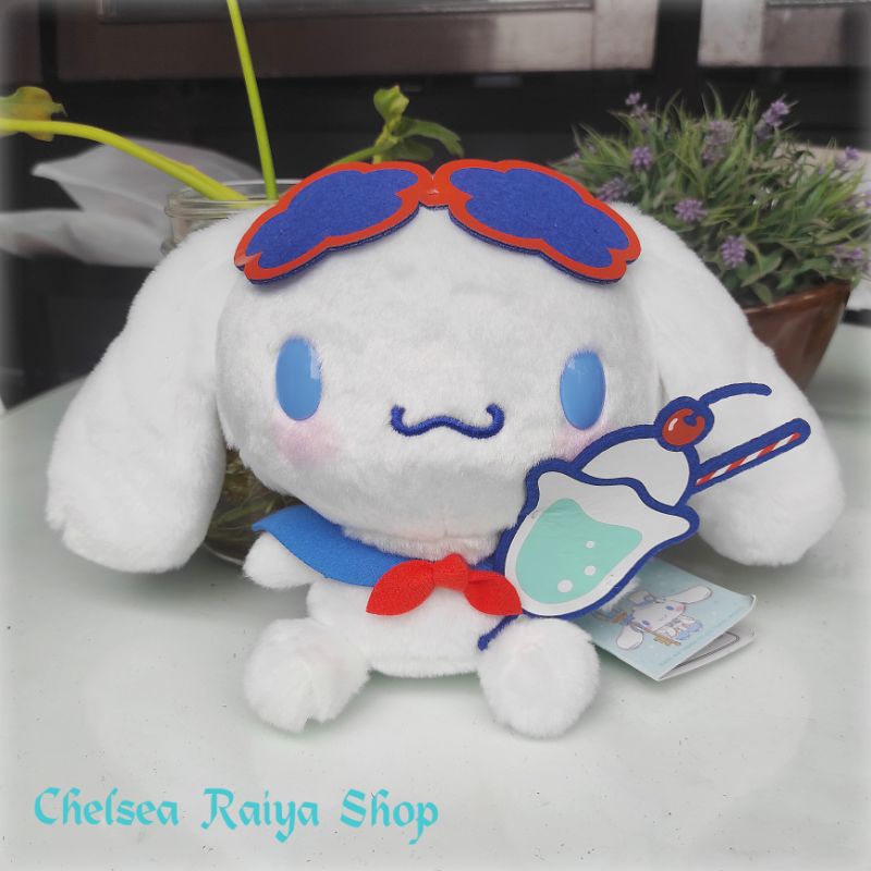 Boneka Plush Furyu x Sanrio Cinnamoroll Marine 15cm Cinamorol Cinamoroll Cinnamonroll Kawaii Origina