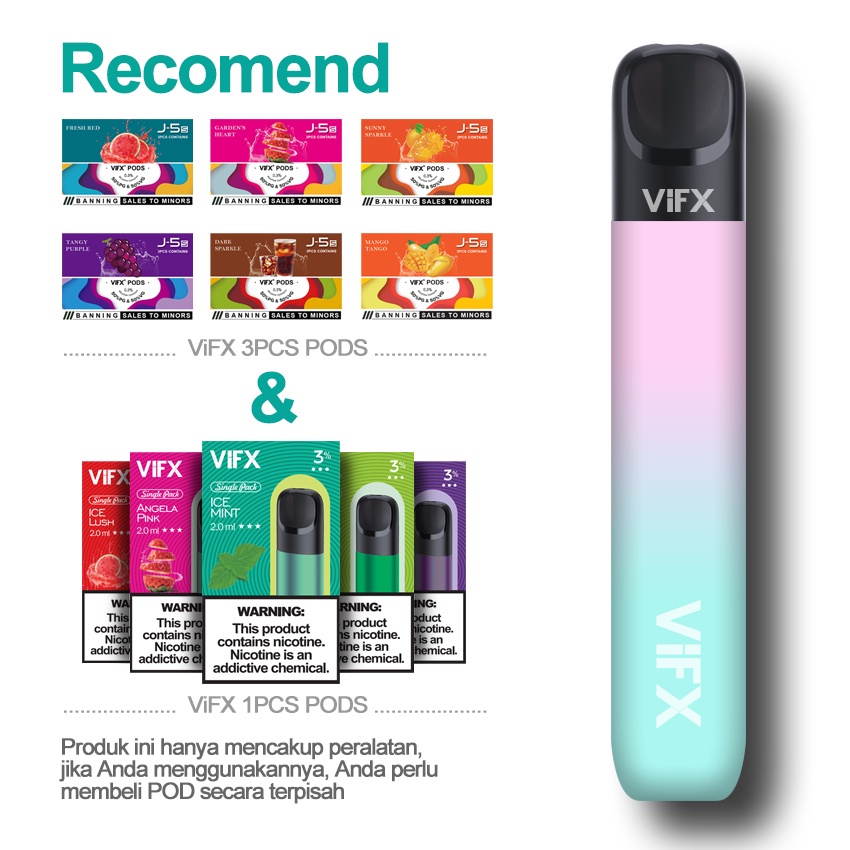 ViFX Compatible 100% RELX Infinity Essential Phantom device kit (6 Colors) Vape kit