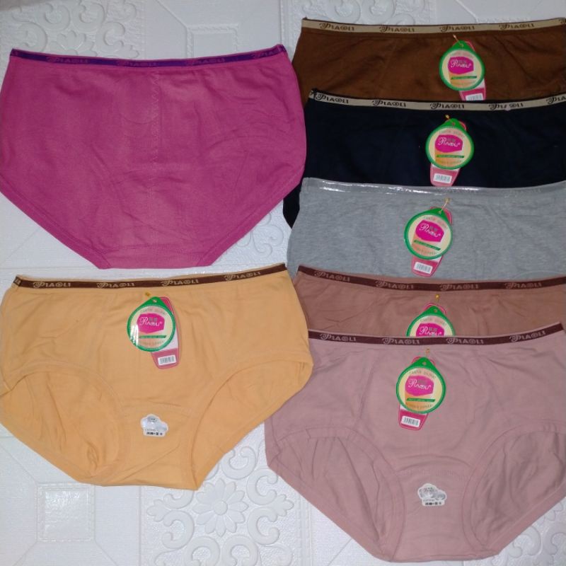 [ 1 PCS ] GROSIR CD WANITA PIAOLI M L XL XXL KARET KECIL POLOS MINI MIDI || CELANA DALAM PEREMPUAN C