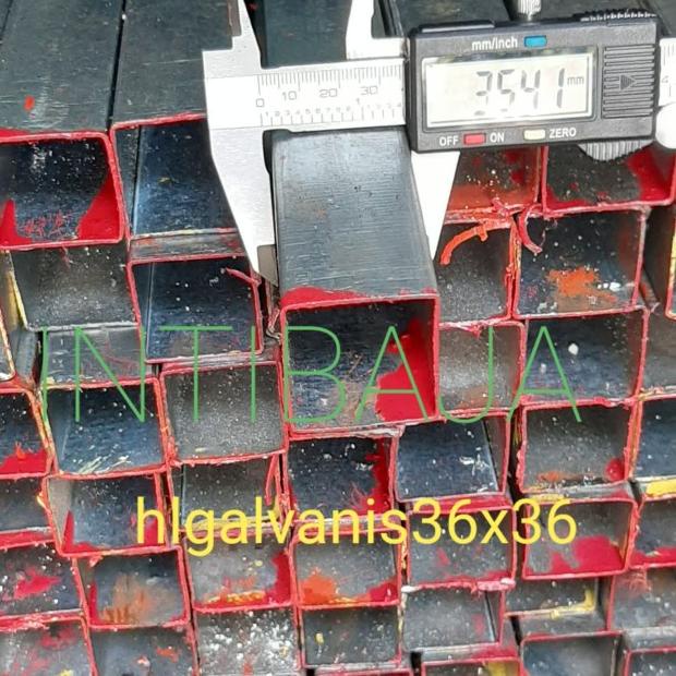 HOLLOW GALVANIS 40 x 40 (36 x 36 x 1,3mm x 6M FULL) / Stall Galvanis)