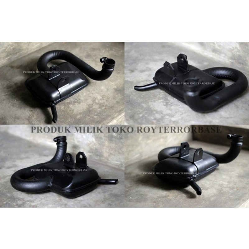 Knalpot vespa DGM original kerut copotan