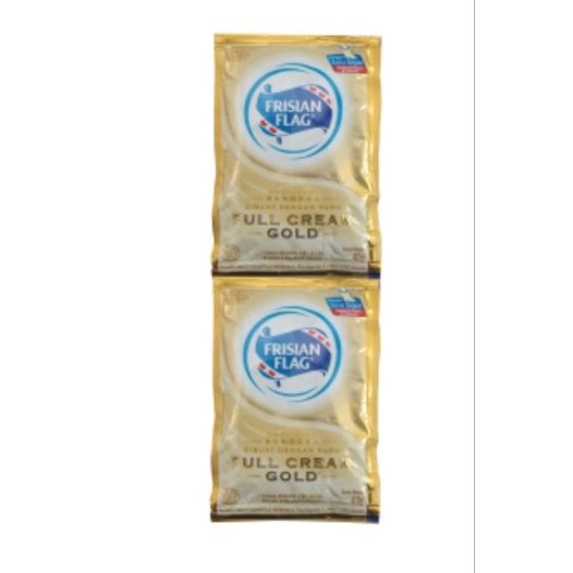 

( RENCENG ) FRISIAN FLAG gold susu kental manis putih 40gr isi 6 ( enam )pcs