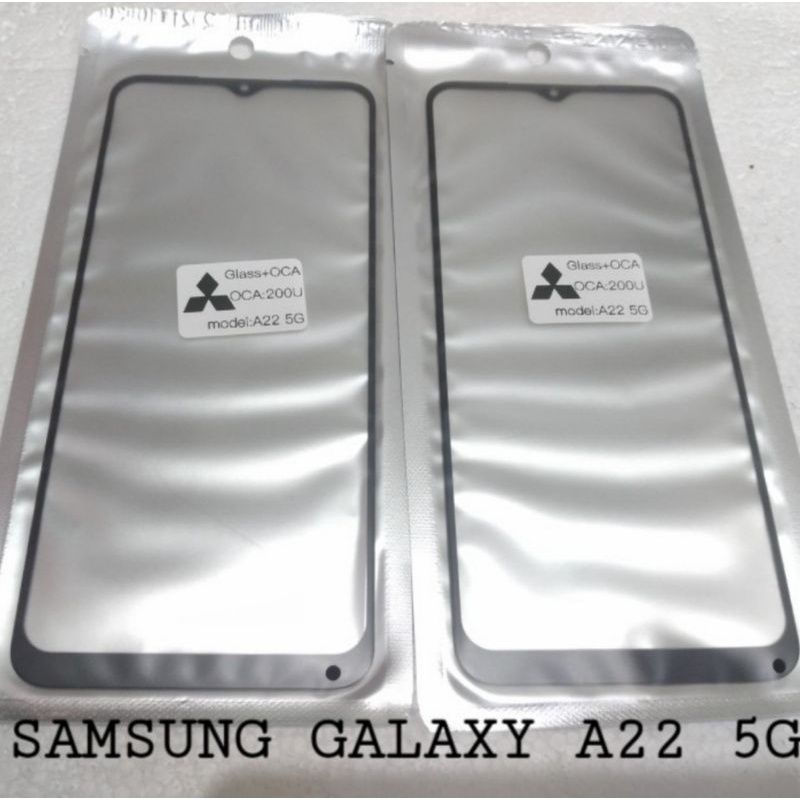 Glass Lcd Plus oca Kaca Depan Kaca Touchscreen Samsung Galaxy A22 5G Original