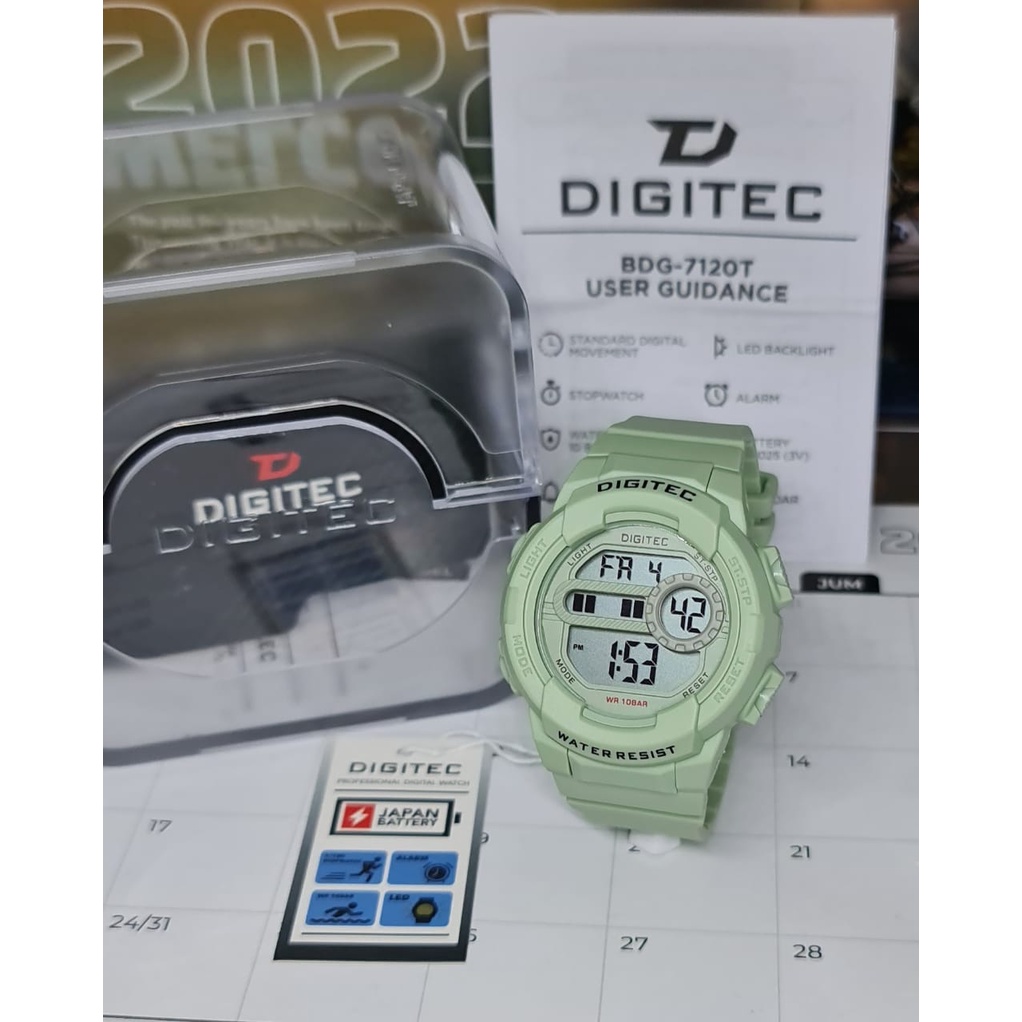 JAM TANGAN WANITA DIGITEC BDG 7120T BDG-7120T DG 7120T ORIGINAL FREE BOX