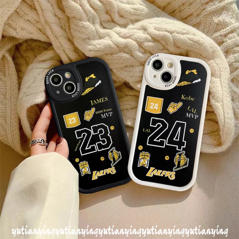 Soft Case TPU Motif N.B.A Kobe James Untuk IPhone 13 12 14 11 Pro MAX 7 8 6 6s Plus 14 Plus XR X XS MAX SE 2020