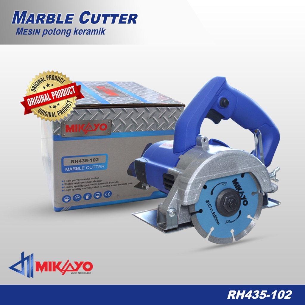 MIKAYO RH435-102 Marble Cutter 4 Inch Potong Keramik Ubin  Mesin Belah Keramik Granit