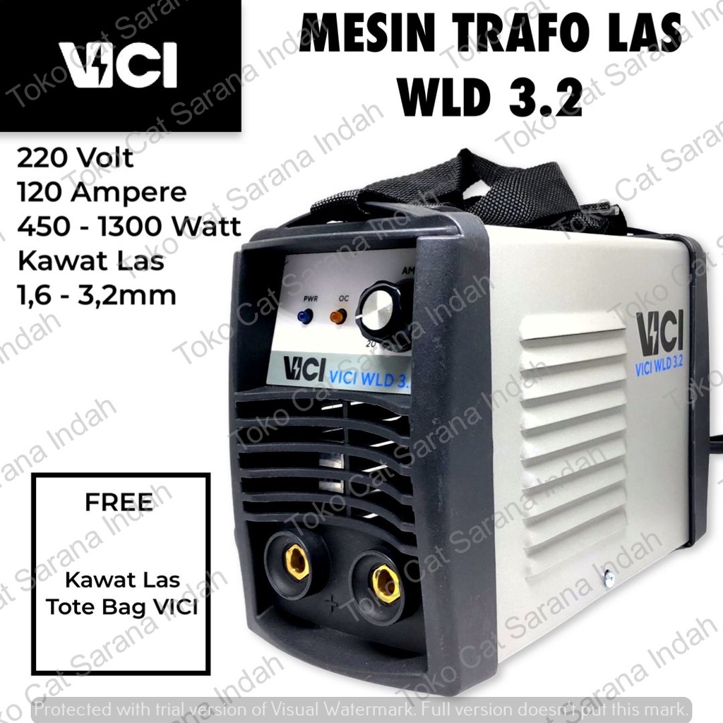 Jual Vici Wld Mesin Trafo Las Inverter Listrik Watt Ampere