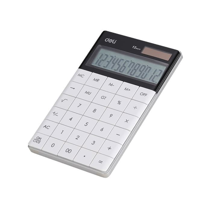 

Deli E1589 Calculator Desktop Kalkulator Stylish Office 1589 Hitam