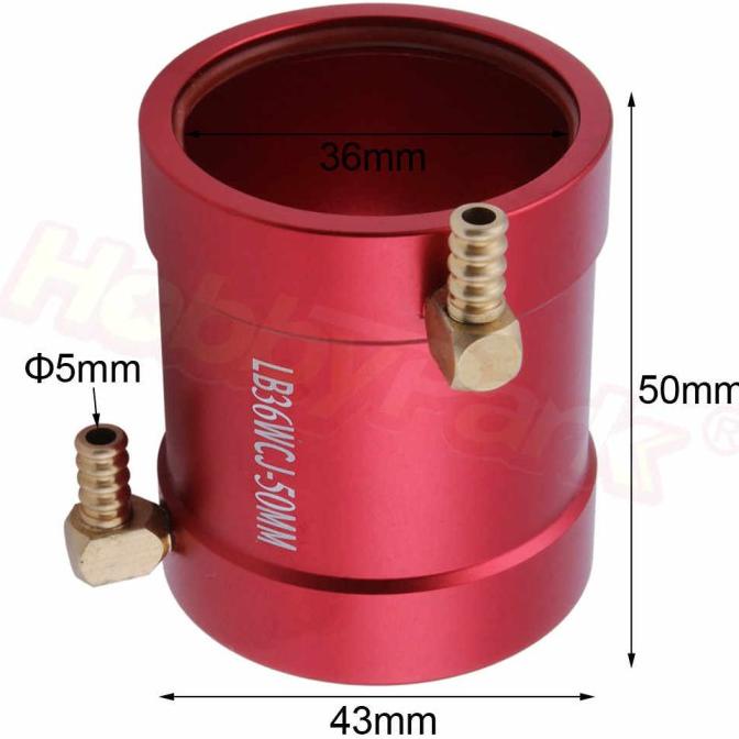 Rc Boat Lb36Wcj-50Mm Motor Cooling Jacket 36Mm Motor Part Rc Boat