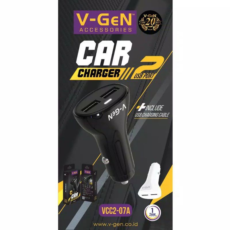 CHARGER MOBIL VGEN VCC2-07 3.4 AMPERE