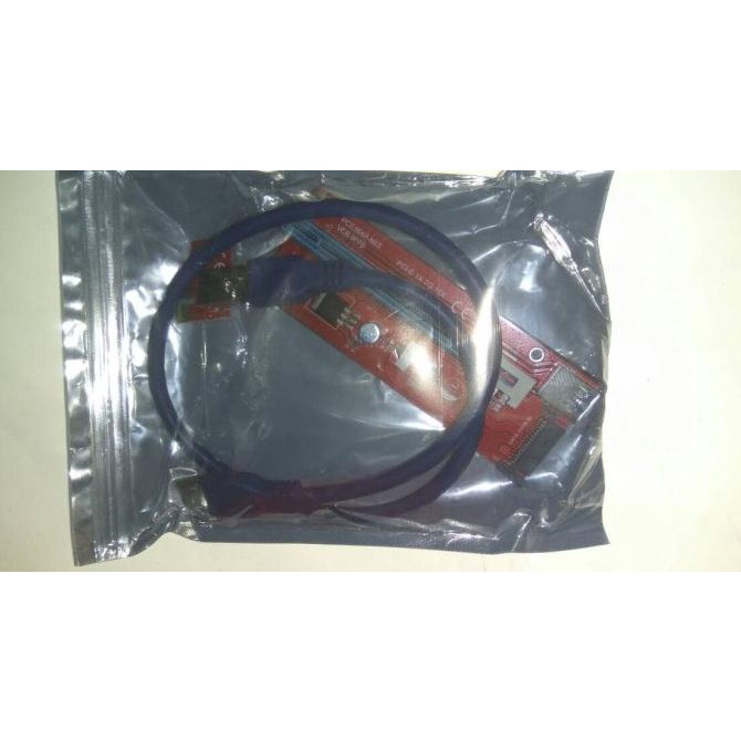 Pcie Riser X1 To X16 Usb 3.0 Mining Miner Bitcoin Altcoin Sata