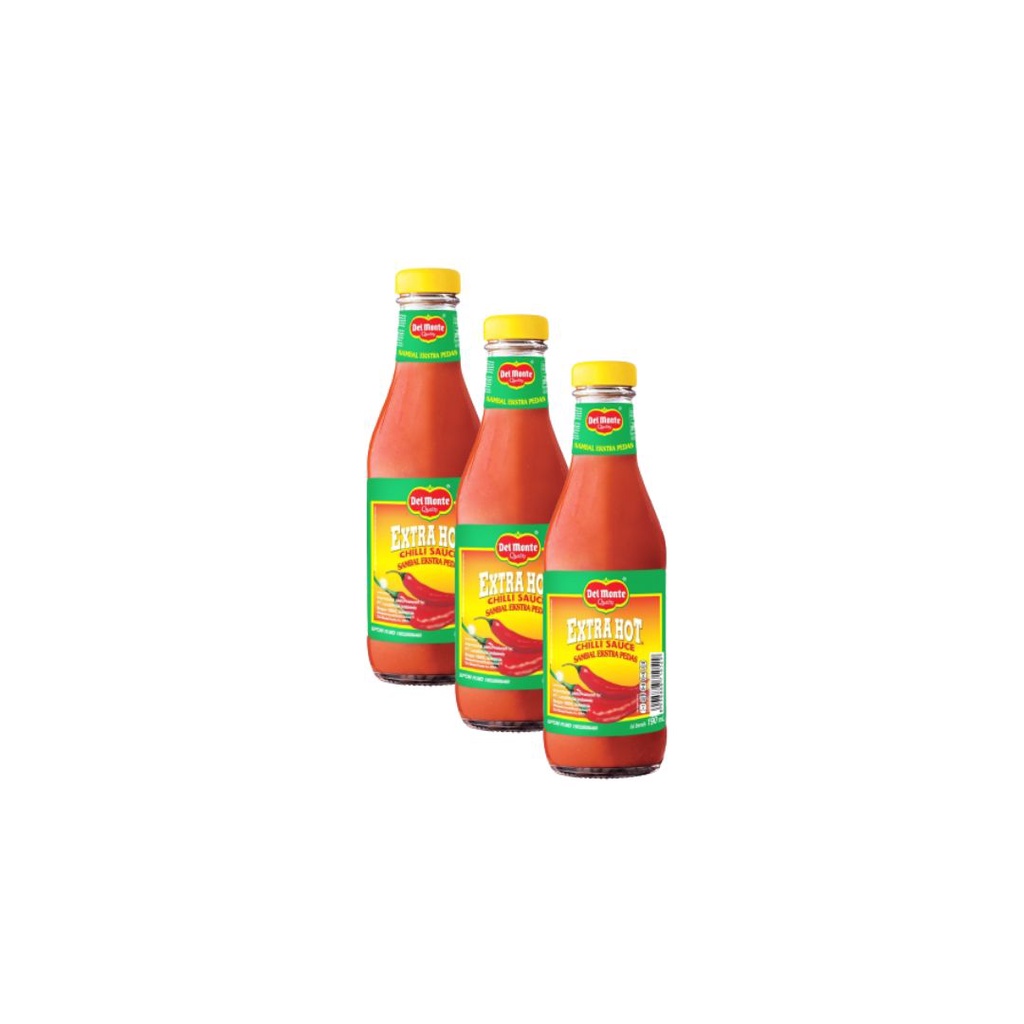 

Delmonte Saus Extra Hot Chilli 3 x 190 mL