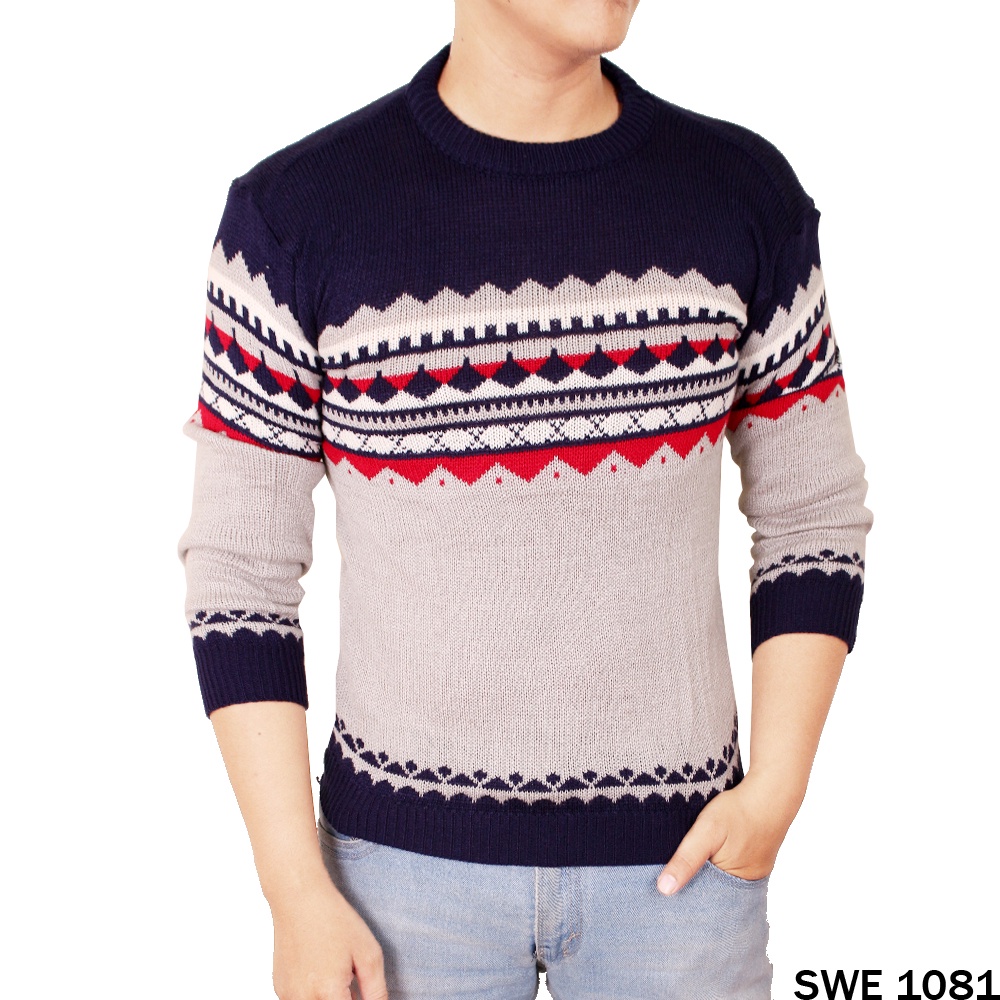 Sweater Tribal Keren Pria - SWE 1076