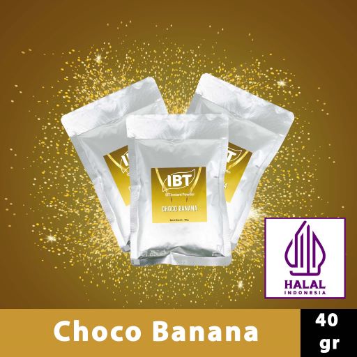 

Bahan Minuman Serbuk Bubuk Rasa Choco Banana Coklat Pisang IBT Instant Powder Sachet