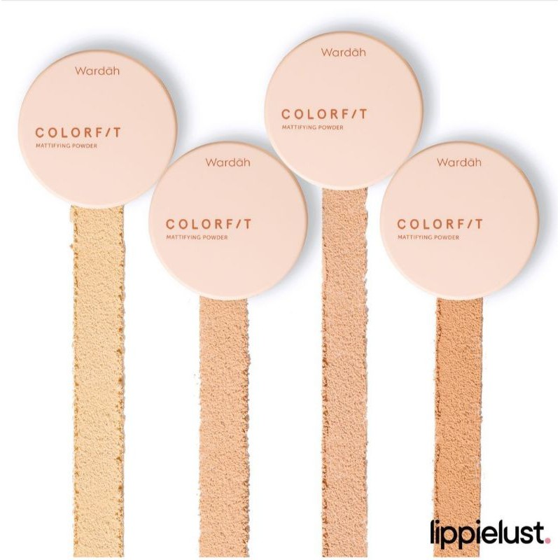 Wardah Colorfit Mattifying Powder - Bedak Tabur Dengan Oil Control Hingga 12 Jam dan Halus 15 gr