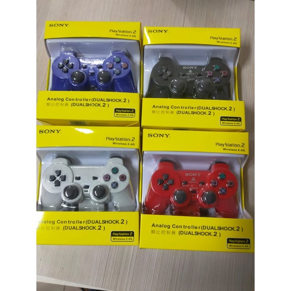 STIK PS2 WIRELESS TANPA KABEL/ANALOG CONTROLLER PLAYSTATION 2