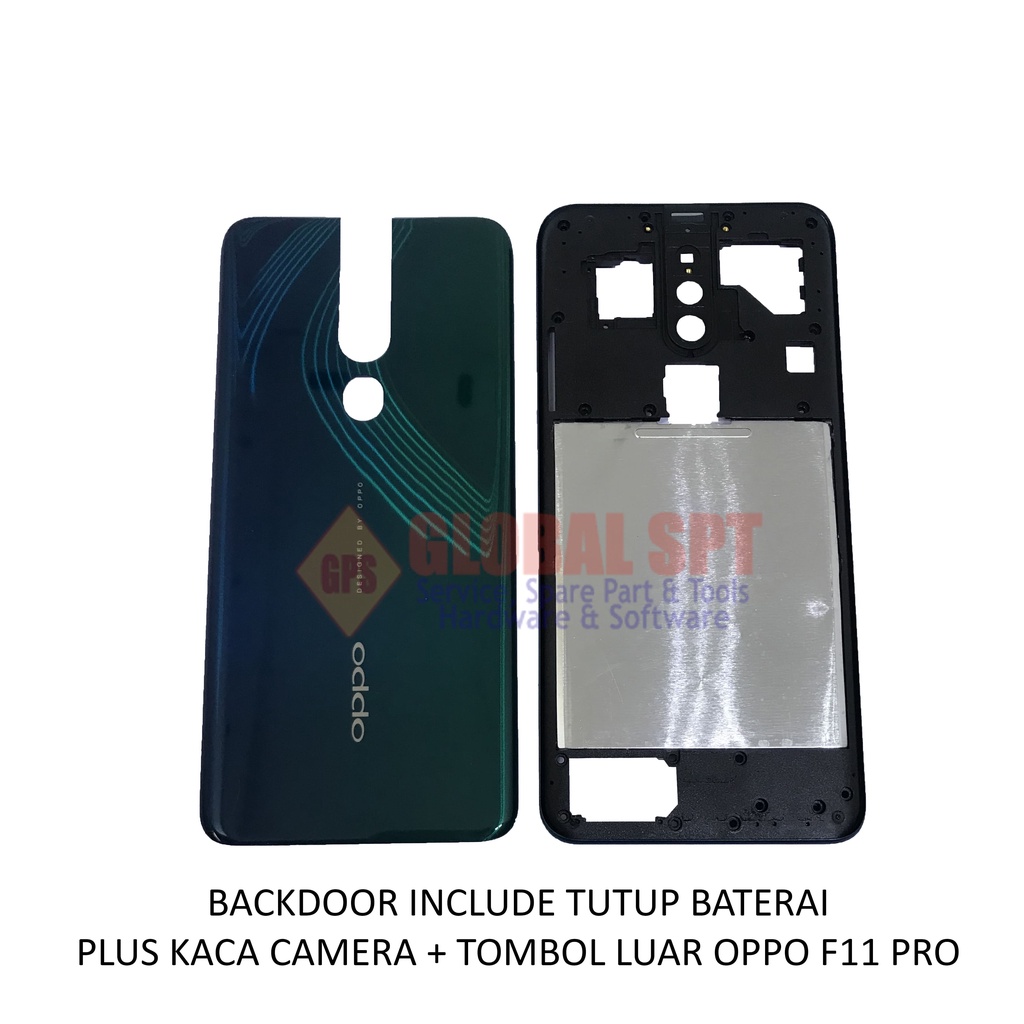 BACKDOOR OPPO F11 PRO INCLUDE TUTUP BATERAI / BACK COVER / TUTUP BELAKANG