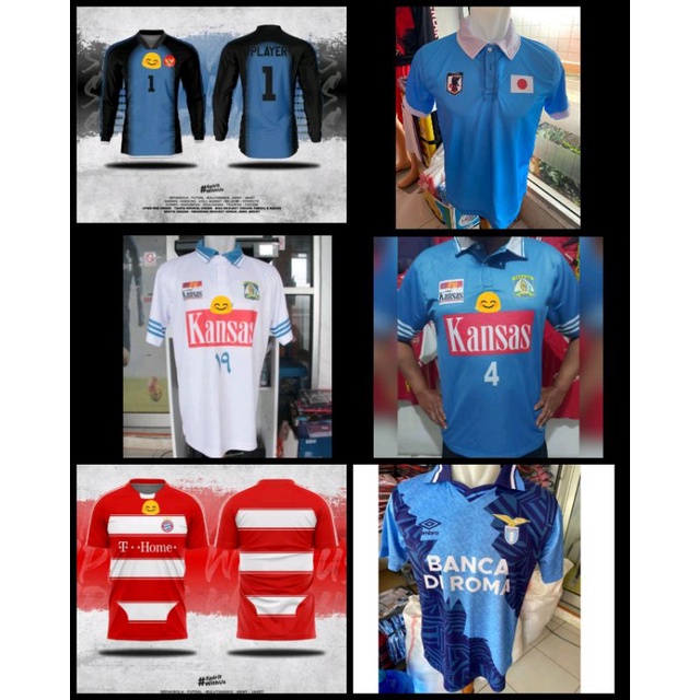 Jersey Persiba Balikpapan Retro Timo Schunnemann/Jersey Kiper Timnas Indonesia 2004 Piala Tiger/Jers