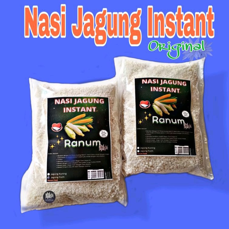 

Nasi Jagung Instant Putih & Kuning