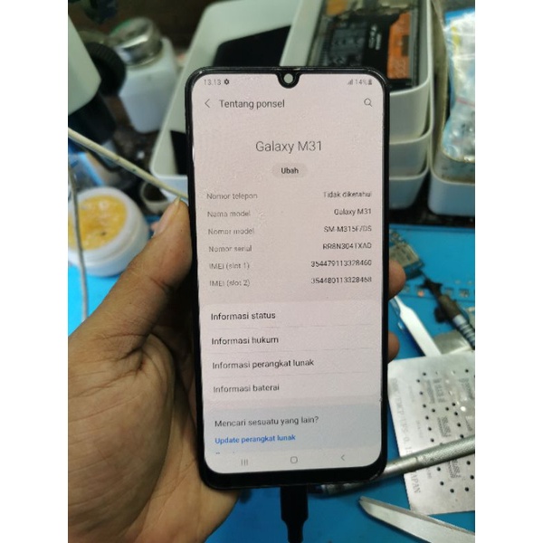 mesin samsung m31 normal 6 128