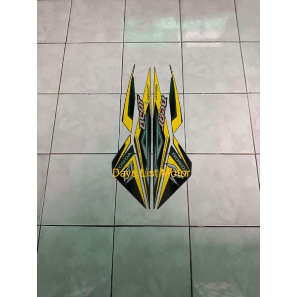 Striping Beat fi 2014/2015 hitam kuning
