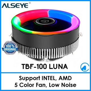 Alseye TBF-100 Luna CPU Fan Cooler For LGA775/1151/1155/AM2/AM3/AM4