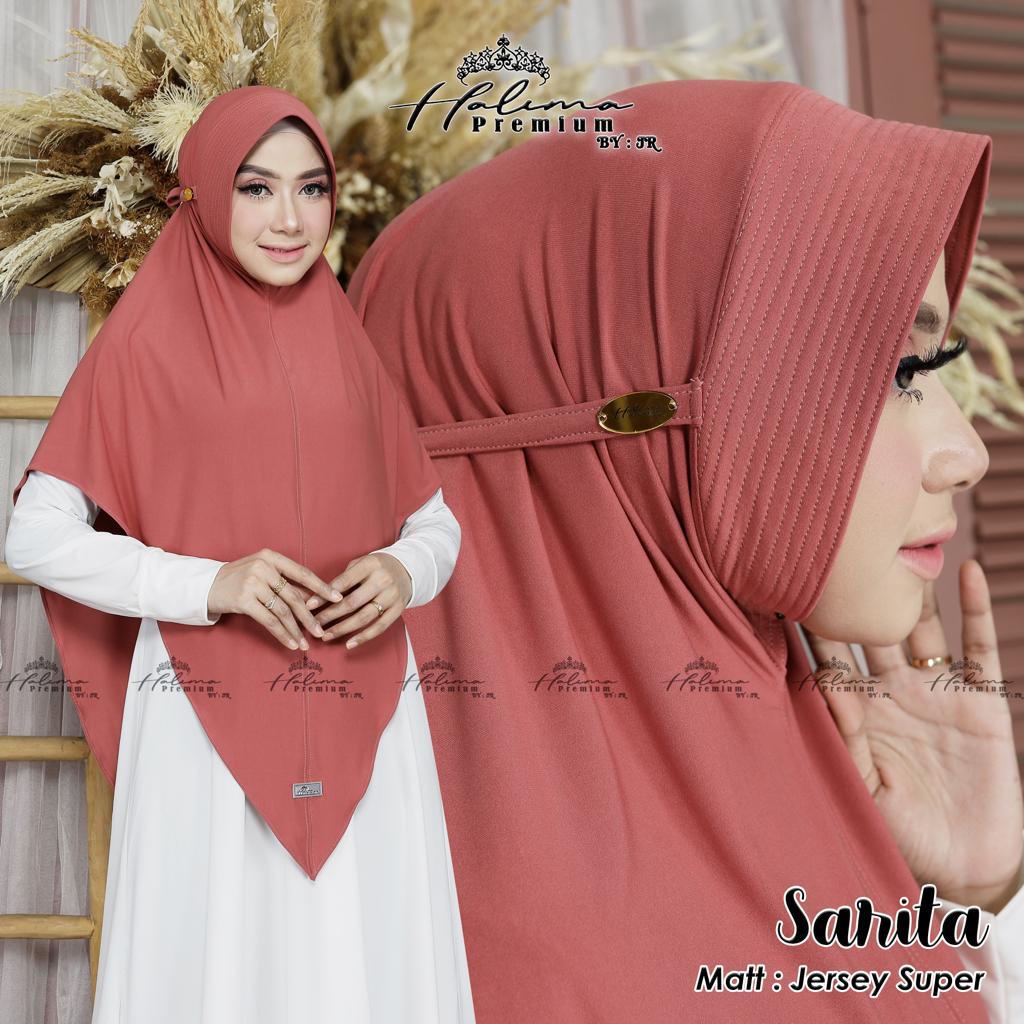 Kerudung syar'i hijab jilbab halima sarita