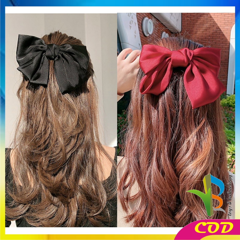 RB-C160 Ikat Rambut Pita Besar Kuncir Rambut Hairband Aksesoris Wanita Kunciran Rambut Korea Style