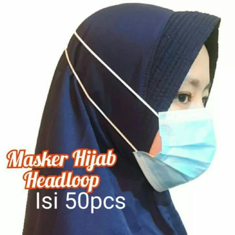 Masker Hijab Headloop 1 Box
