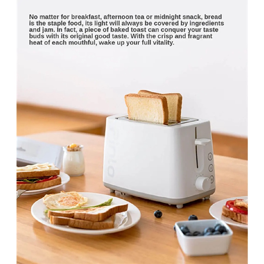 PINLO Toaster Bread Maker - Alat Pemanggang Roti 750W - PL-T075W1H