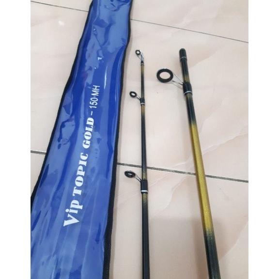 Terpopuler joran vip topic gold fiber super kaku 135cm 150cm