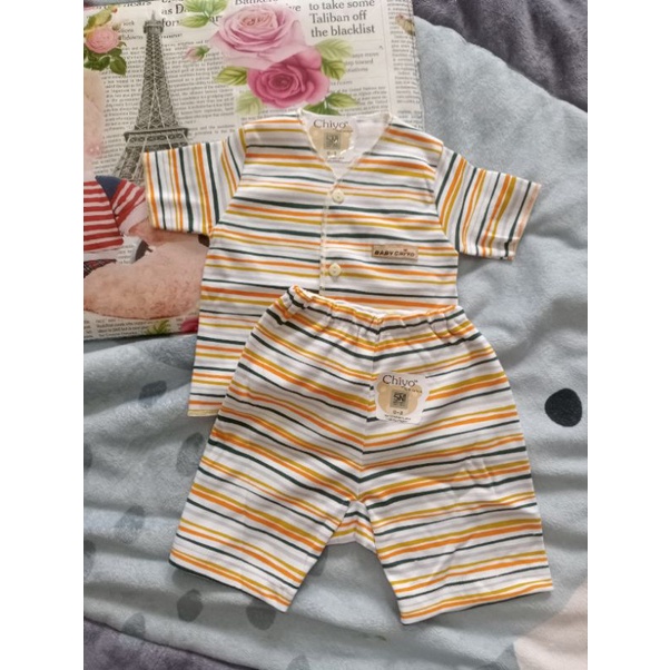 CHIYO - Setelan Baju Pendek Celana Pendek Newborn