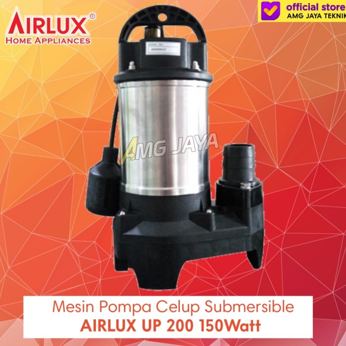 Pompa Celup Kolam Ikan Koi AIRLUX UP 200 Submersible Pump 2inc 150Watt