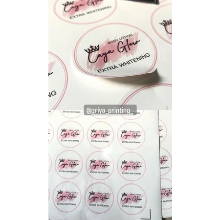 

STIKER LABEL LEMBARAN A4 tanpa cutting