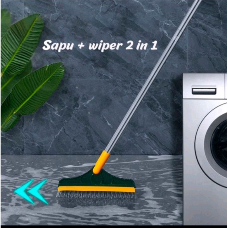 sikat lantai wiper gagang panjang