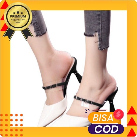Alleina Sepatu Pesta Kondangan Kerja High Heels Hak Tinggi Hells Hels Hills Wanita Import A10 Sandal