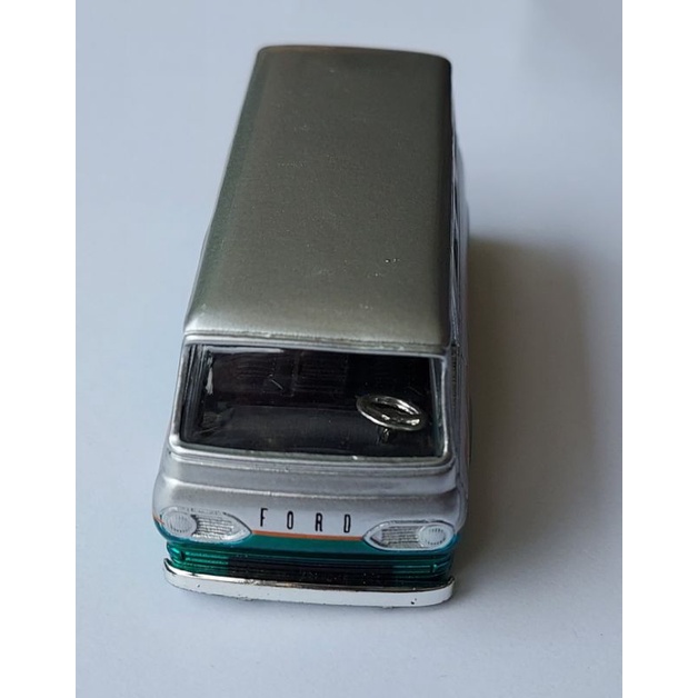 ford econoline pickup green silver