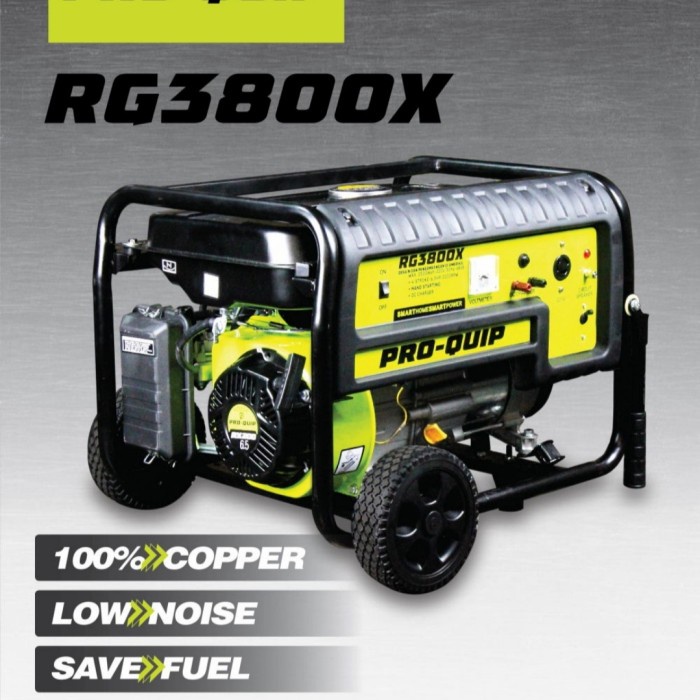 Genset Generator 2500 Watt PROQUIP RG 3800 X Genset Bensin 2500 Watt