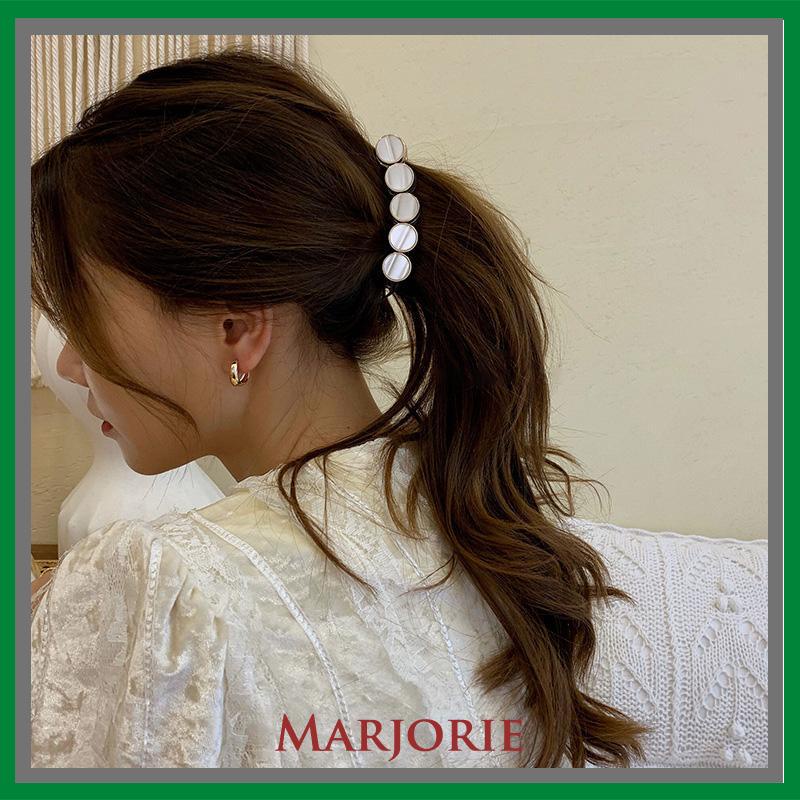 Jepit Rambut Pisang 10.5cm Mutiara Kristal Jepitan Ponytail  Salon Banana Ponytail Hair Claw Clips-MJD