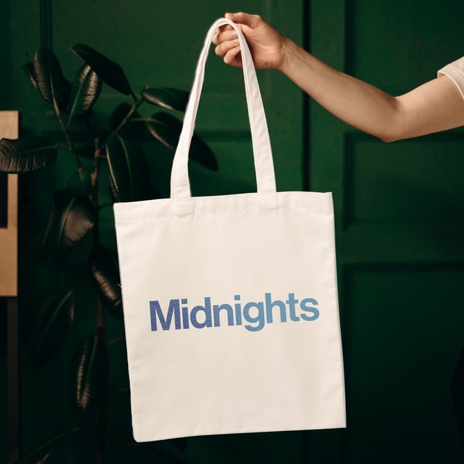 Taylor Swift Midnights Title Totebag Canvas - Taylor Swift Totebag Midnights