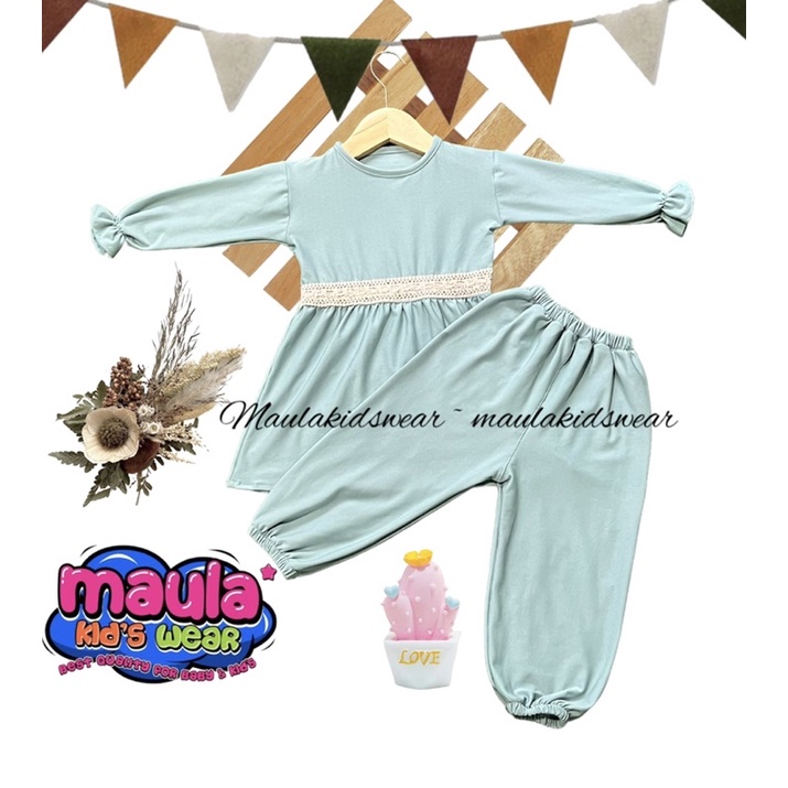 setelan anak perempuan newborn 0-3 tahun / setelan JASMINE / setelan bayi perempuan / baju anak perempuan / baju bayi perempuan