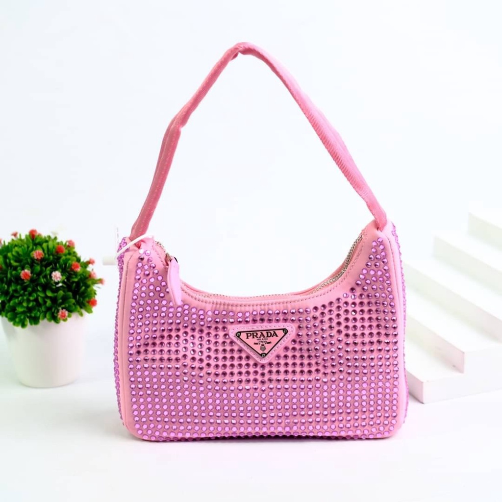 [7.7 Boombastis Sale⚡] - TAS WANITA IMPORT BRANDED PD SHOULDER BAG PD003 PREMIUM