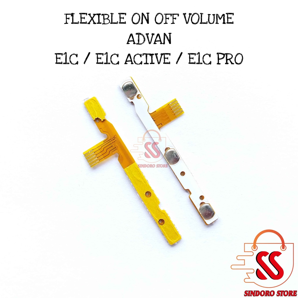 Flexible On Off Advan E1C E1C Active E1C Pro Fleksibel Tombol Power Volume