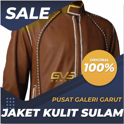 JAKET KULIT SULAM PRIA ORIGINAL 100% KULIT DOMBA, JAKET KULIT SULAM ASLI GARUT