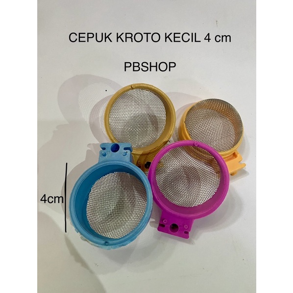CEPUK KROTO 4 cm WADAH KROTO KECIL TEMPAT KROTO CEPUK KROTO KECIL WADAH KROTO UK 4cm cepuk jaring kr
