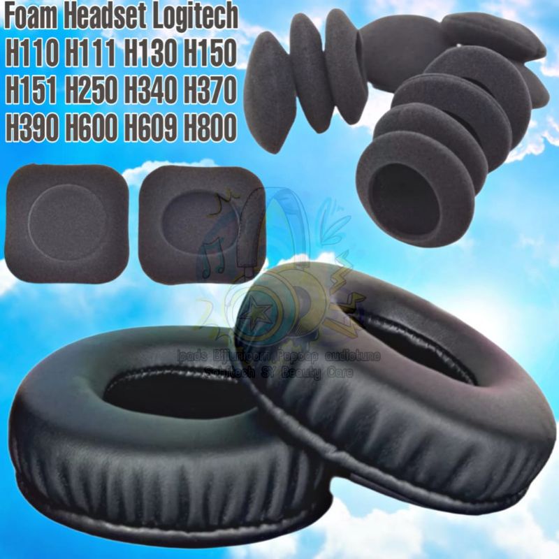 Foam Headset Busa Logitech H110 H111 H130 H150 H151 H250 H340 H370 H600 H609 H800