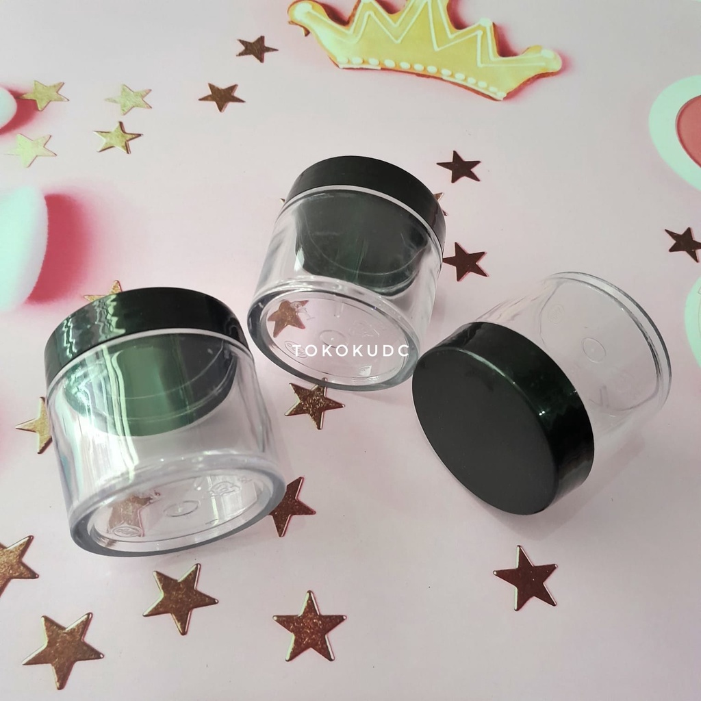 3PCS CONTAINER JAR POT BLACK 30ML