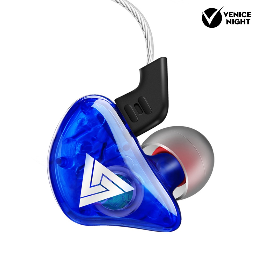 (VNEP) (Berkabel) QKZ CK5 Olahraga Heavy Bass Suara Stereo Telepon In-Ear Ear Hook Earphone Headphone